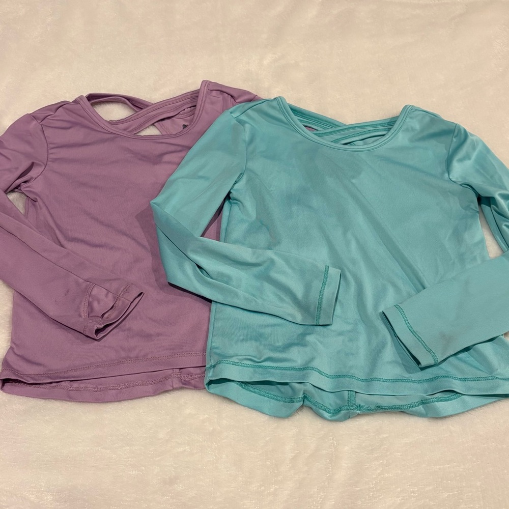Bundle of 2 Eddie Bauer toddler girl tops